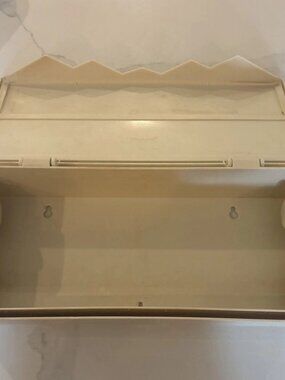 Vintage Tupperware Wax Paper & Foil Dispenser Almond #1573 Wall Mount Retro